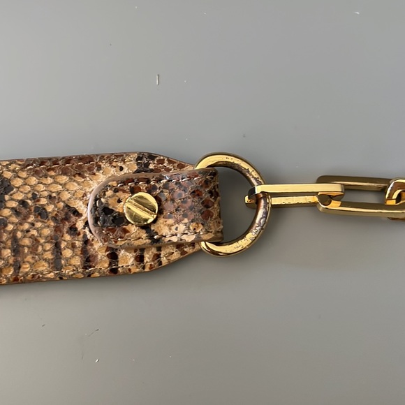Tory Burch snake skin print clutch - Picture 3 of 10